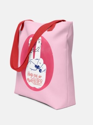 Cheerful Hugs and Smiles Tote bag