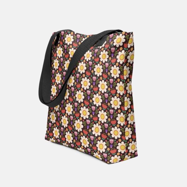 Colorful Daisy Bloom Tote Bag
