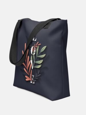 Elegant Leafy LOVE Tote Bag