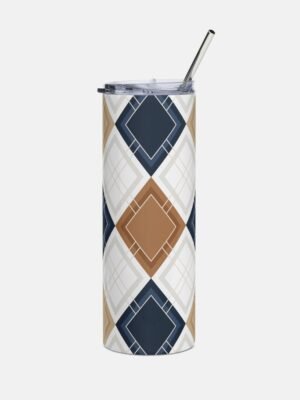 Geometric Diamond Tumbler