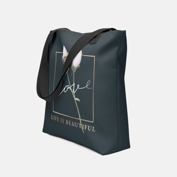 Serene Rose Beauty Tote Bag