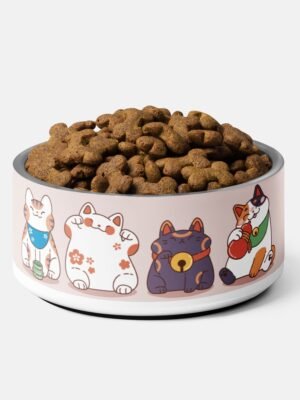 Smiling Lucky Cat Bowl