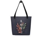 Elegant Leafy LOVE Tote Bag