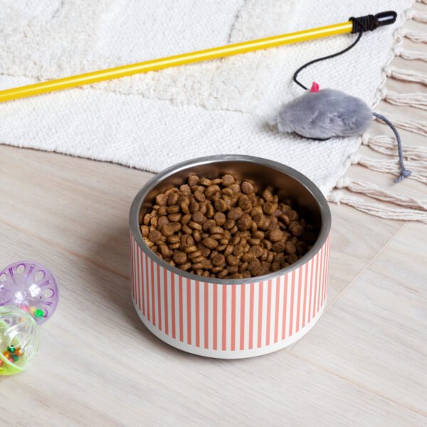 Candy Stripe Pet Bowl
