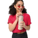 Postage Stamp Design Tumbler