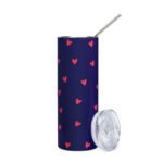 Dreamy Blue Heart Tumbler