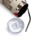 Artistic Love Pattern Tumbler