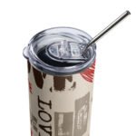 Artistic Love Pattern Tumbler