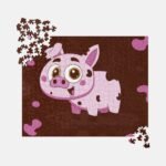 Muddy Fun Piggy Jigsaw Puzzle
