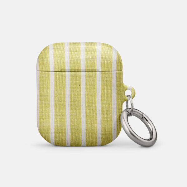 Natural Linen Stripe Case for AirPods®