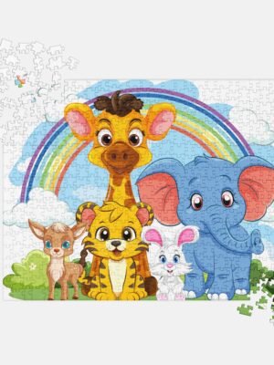 Rainbow Jungle Pals Jigsaw Puzzle