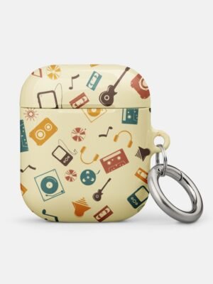 Retro Music Pattern Case for AirPods®
