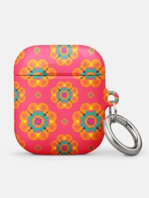 Vibrant Pink Mandala Case for AirPods®