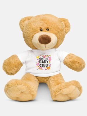 Welcome Baby Girl Teddy Bear