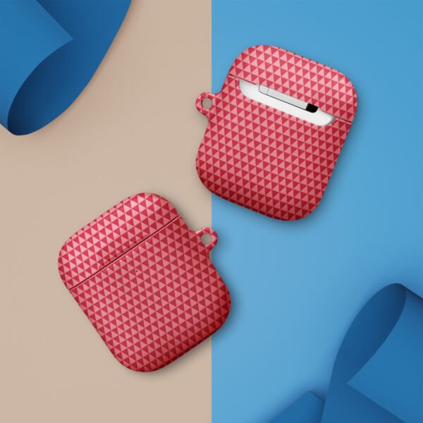 Red Geometric Triangle Case for AirPods®