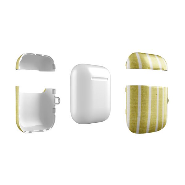 Natural Linen Stripe Case for AirPods®