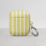 Natural Linen Stripe Case for AirPods®