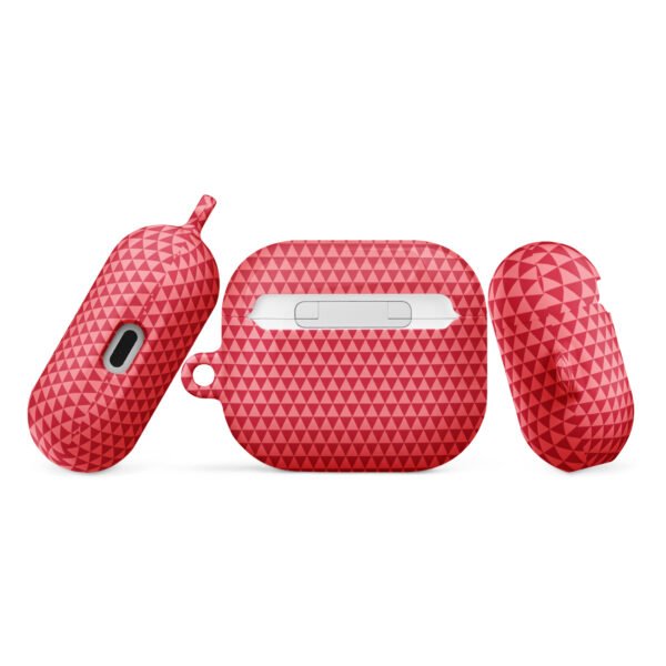 Red Geometric Triangle Case for AirPods®