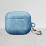 Blue Suede Texture Case for AirPods®