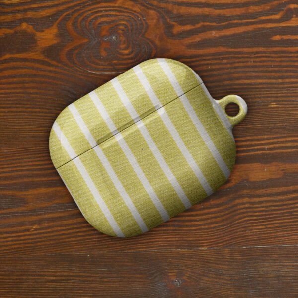 Natural Linen Stripe Case for AirPods®