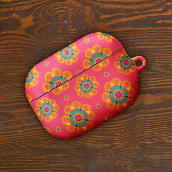 Vibrant Pink Mandala Case for AirPods®