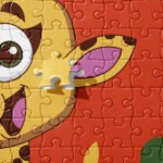 Cute Cartoon Giraffe Jigsaw Puzzle