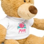 Mom Love You Floral Teddy Bear