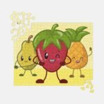 Cheerful Fruity Friends Jigsaw Puzzle