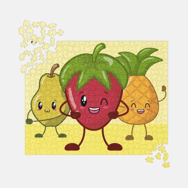 Cheerful Fruity Friends Jigsaw Puzzle