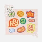 Positive Vibes Speech Bubble Jigsaw Puzzle