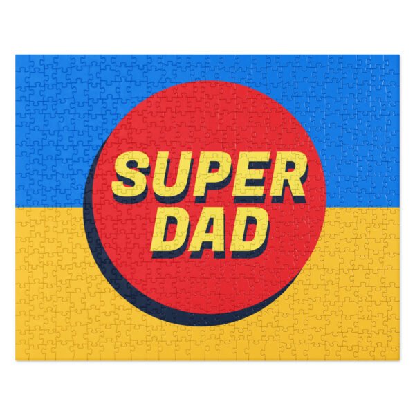 Super Dad Hero Jigsaw Puzzle