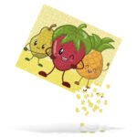 Cheerful Fruity Friends Jigsaw Puzzle