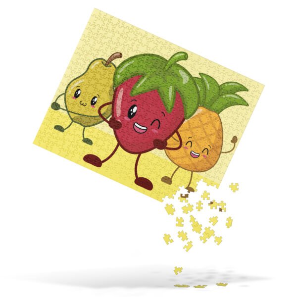 Cheerful Fruity Friends Jigsaw Puzzle
