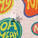 Positive Vibes Speech Bubble Jigsaw Puzzle